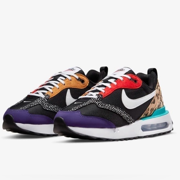 Nike Air Max Dawn SE “Safari” Black/White/Purple/Habanero Red Size 8W Firm price - Picture 6 of 8